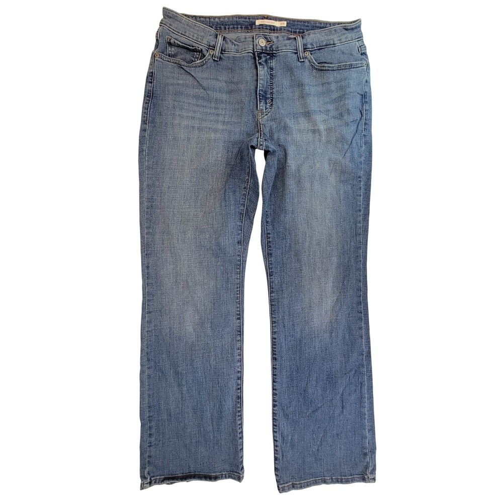 Levi Strauss Co 415 Classic Boot Jeans Womens 16W Blue Medium Wash Denim